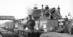 Chilworth and Albury Station and steam engine